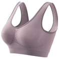 thumbnail image 1 of Fewfanhot Plus Size Sports Bra Wireless Seamless Yoga Workout Bralettes with Removable Pads, 1 of 4