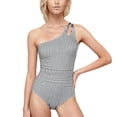 thumbnail image 1 of Fewfanhot Plus Size Swimsuit for Women One Shoulder One Piece Swimsuit Tummy Control Bathing Suits Modest Full Coverage Cutout Swimwear, 1 of 4