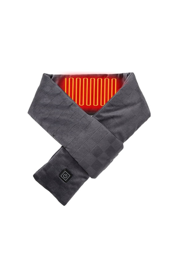 Fewfanhot Rechargeable Electric Heating Scarf, Portable Neck Warmer for Cold Weather, Intelligent USB Heating Pad for Women & Men