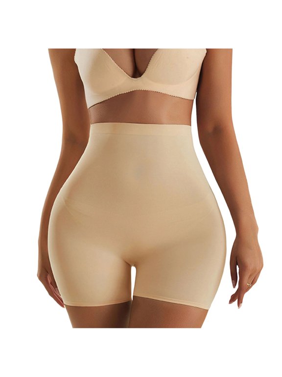 Shapewear Tummy Control High Waisted Seamless Short Thigh Lift Shapewear Bottoms Body-hugging Pants