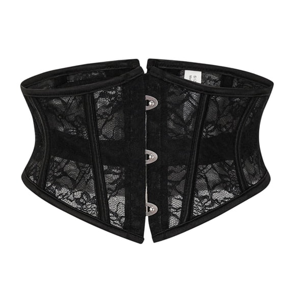 Fewfanhot Shapewear Underwear Vintage Lace Underbust Corset Belt Gothic Waist Cincher for Shaping Slimming