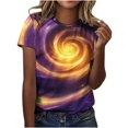thumbnail image 1 of Fewfanhot Shirts for Women Novelty Shirts 3D Print Graphic Short Sleeve Shirts for Women, 1 of 6