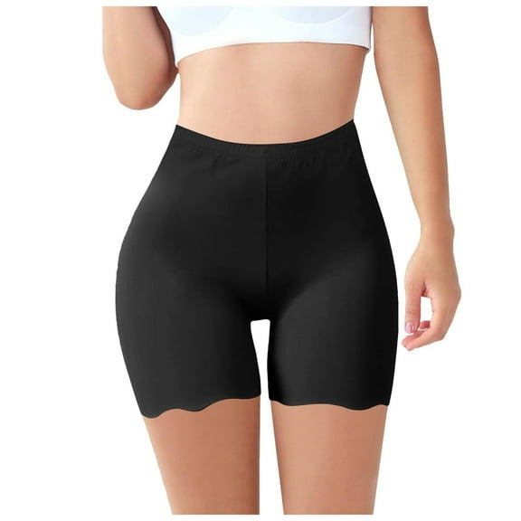 Fewfanhot Shorts Tummy Control Workout Gym High Waisted Running Yoga Compression Spandex Shorts for Women