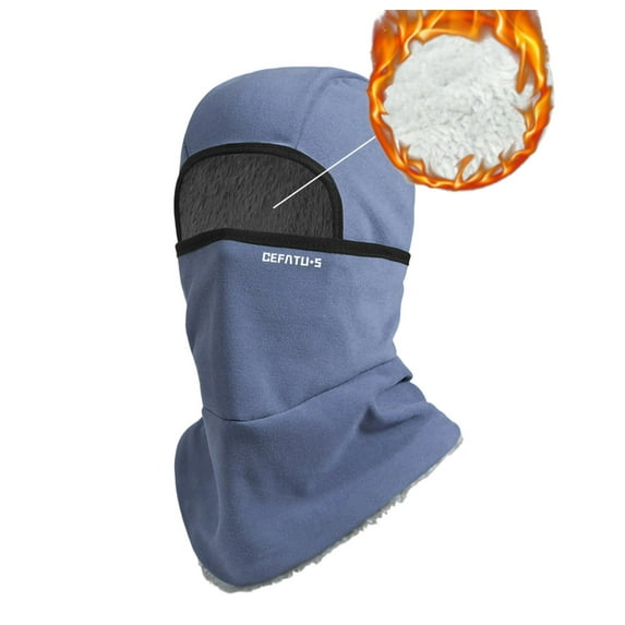 Fewfanhot Ski Mask Winter Fleece Thermal Face Mask Cover for Men Women Warmer Windproof Breathable, Cold Weather Gear for Skiing, Outdoor Work