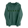 thumbnail image 1 of Fewfanhot Sweatshirt for Women Irish Clover Hoodie Women's Long Sleeve Pullover St Patricks Day Sweatshirts Hoodies, 1 of 6