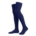 thumbnail image 1 of Fewfanhot Thigh High Over The Knee Socks, Ribbed Knit Cotton Stretch Long Tube Casual Boot Stocking Leg Warmers Socks, 1 of 4
