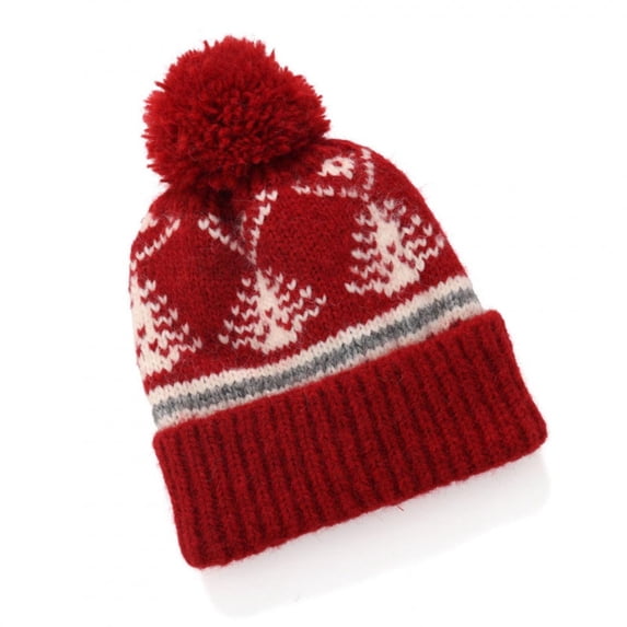 Fewfanhot Unisex Knit Cuffed Beanie Warm Winter Christmas Hats Knitted Cap Fashion Ski Hat Ear Protection for Men and Women