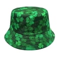 thumbnail image 1 of Fewfanhot Unisex St. Patrick's Day Fishing Hat Double Sided Print Adjustable Bucket Hat for Festival Party Sun Protection & Outdoor Fun, 1 of 1
