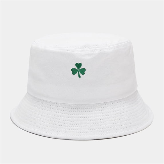 Fewfanhot Unisex St. Patrick's Day Print Bucket Hat Adjustable Festival Fisherman Hat for Outdoor Sun Protection and Holiday Parties