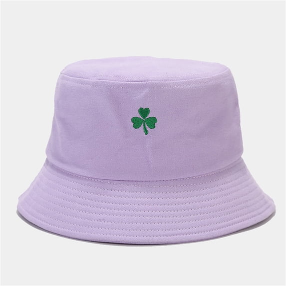 Fewfanhot Unisex St. Patrick's Day Print Bucket Hat Adjustable Festival Fisherman Hat for Outdoor Sun Protection and Holiday Parties