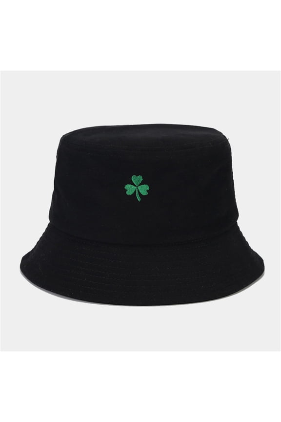 Unisex St. Patrick's Day Print Bucket Hat Adjustable Festival Fisherman Hat for Outdoor Sun Protection and Holiday Parties