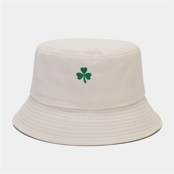 Fewfanhot Unisex St. Patrick's Day Print Bucket Hat Adjustable Festival Fisherman Hat for Outdoor Sun Protection and Holiday Parties