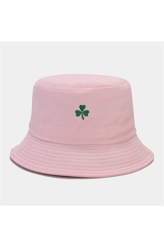 Unisex St. Patrick's Day Print Bucket Hat Adjustable Festival Fisherman Hat for Outdoor Sun Protection and Holiday Parties