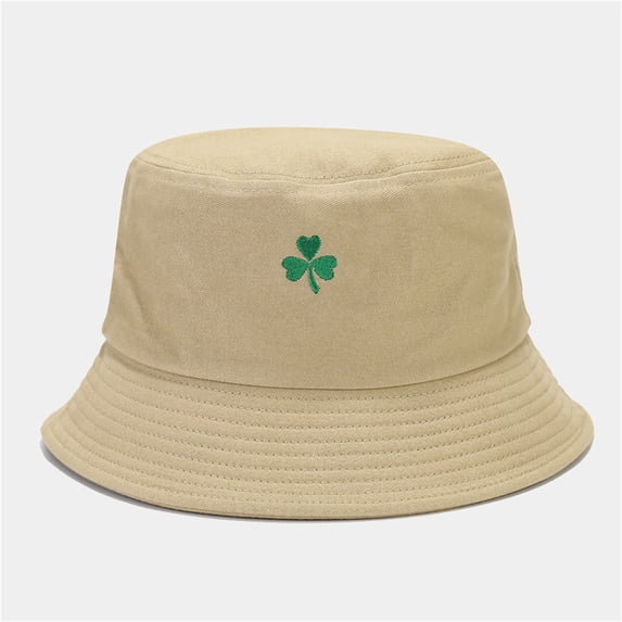 Fewfanhot Unisex St. Patrick's Day Print Bucket Hat Adjustable Festival Fisherman Hat for Outdoor Sun Protection and Holiday Parties