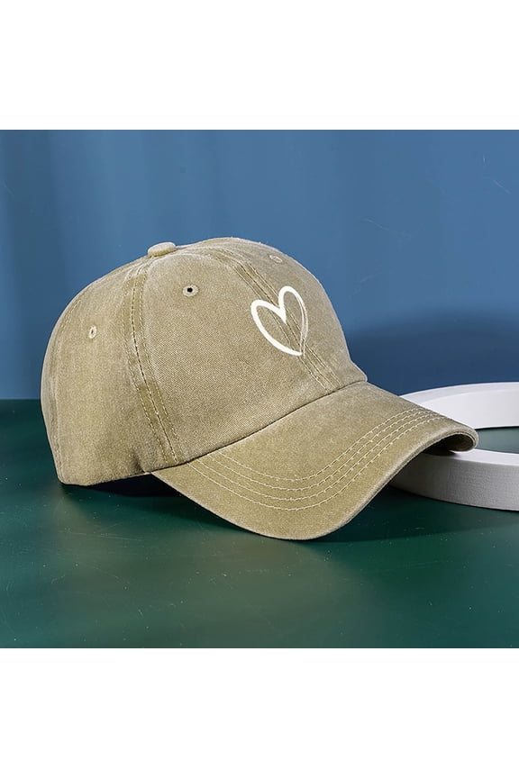 Washed Cotton Baseball Cap, Soft Vintage Distressed Dad Hat Adjustable Curved Brim Sun Hat for Men Women Daily Outdoor