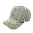 thumbnail image 1 of Fewfanhot Washed Distressed Denim Baseball Cap for Men Women, Vintage Ripped Adjustable Dad Hat Breathable Sun Hat Streetwear Daily Outdoor Gift,Multi Colors Available, 1 of 3