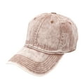 thumbnail image 1 of Fewfanhot Washed Distressed Denim Baseball Cap for Men Women, Vintage Ripped Adjustable Dad Hat Breathable Sun Hat Streetwear Daily Outdoor Gift,Multi Colors Available, 1 of 3