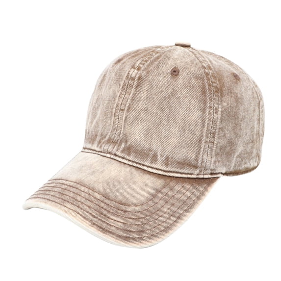 Fewfanhot Washed Distressed Denim Baseball Cap for Men Women, Vintage Ripped Adjustable Dad Hat Breathable Sun Hat Streetwear Daily Outdoor Gift,Multi Colors Available
