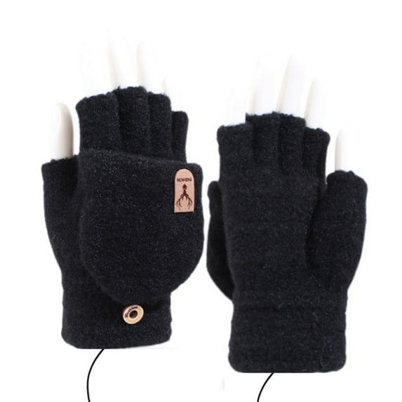 Fewfanhot Waterproof Electric Heating Gloves - Rechargeable Cold-Weather Gloves with Touchscreen Compatibility