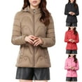 thumbnail image 1 of Fewfanhot Winter Clothing for Women Quilted Jacket Lightweight Padding Coat with Pockets, Regular, 1 of 10