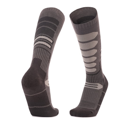 Fewfanhot Winter Thermal Mid-Tube Sports Socks Thickened Warm Non-Slip Cushioned Socks for Skiing Climbing Running & Outdoor Adventures