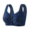 thumbnail image 1 of Fewfanhot Wirefree Comfort Bra Women Seamless Adjustable Straps Breathable Nylon Lounge Sports Everyday Wear Size 38-46B/C/D, 1 of 2