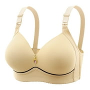 Fewfanhot Wireless Comfort Lift Seamless Bra Women Nude Soft Support Everyday Sleep Lounge