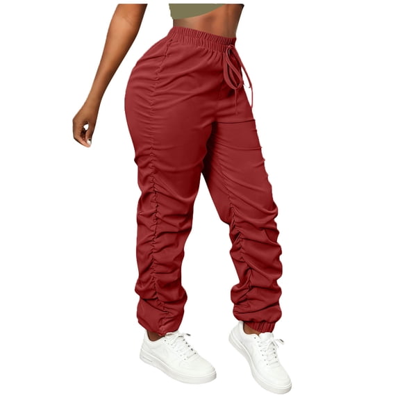 Fewfanhot Women Sweatpants Jogger Pants Casual Dressy High Waist Long Lounge Pant Trousers Summer Outfits with Pockets