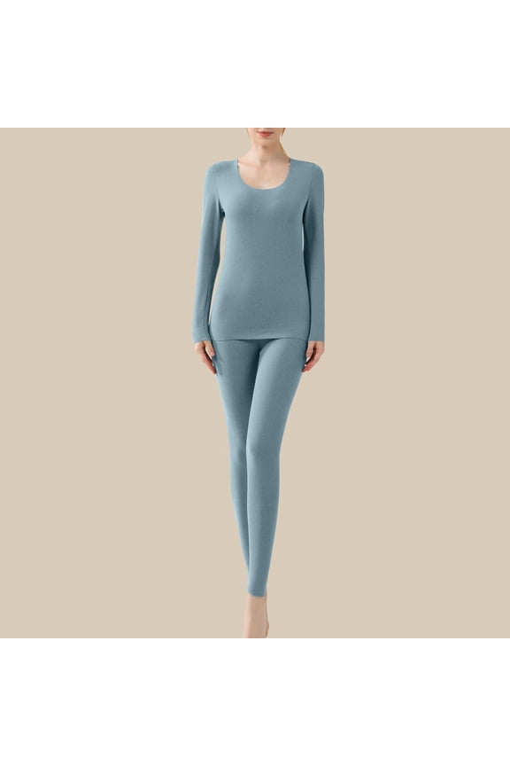 Women Thickened Warm Keeping Suit Thermal Underwear Top For Winter Cold Weather Protection