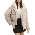 thumbnail image 1 of Fewfanhot Women Winter Clothes Puffer Jacket Winter Warm Coats Hooded Quilted Jackets with Hood, 1 of 9