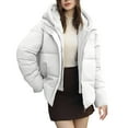 thumbnail image 1 of Fewfanhot Women Winter Clothes Puffer Jacket Winter Warm Coats Hooded Quilted Jackets with Hood, 1 of 9
