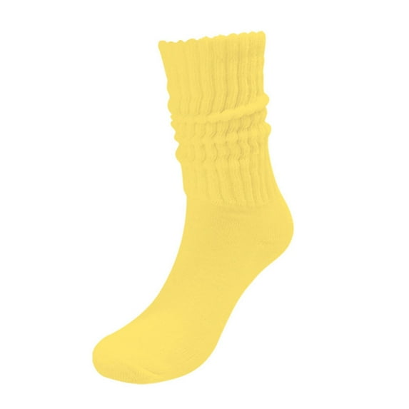 Fewfanhot Women's 3-Pack Winter Fluffy Socks Thick Warm Mid-Tube Fleece Cute Solid Color Non-Slip Slipper Floor Socks