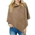 thumbnail image 1 of Fewfanhot Women's Button Maxi Cape Shawl Knitted Shawls Wrap Cardigan Cape Wool Shoulder Tops Scarf Solid Color, 1 of 4