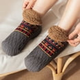 thumbnail image 1 of Fewfanhot Women's Christmas Socks & Carpet Socks Thick Slippers - Cozy Knit Designs with Non Slip for Family gathering and Gift Exchanges, 1 of 5