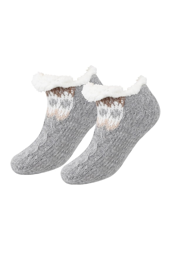 Fewfanhot Women's Christmas Socks & Slip-Resistant Floor Socks - Cozy Knit Holiday Designs with Non-Skid Soles for Home Celebrations and Gift Exchanges