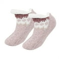 thumbnail image 1 of Fewfanhot Women's Christmas Socks & Slip-Resistant Floor Socks - Cozy Knit Holiday Designs with Non-Skid Soles for Home Celebrations and Gift Exchanges, 1 of 2