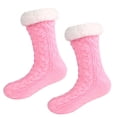 thumbnail image 1 of Fewfanhot Women's Double Faced Fleece Slippers Christmas Socks- Cozy Knit Holiday Designs with Non-Skid Soles for Home Celebrations and Gift Exchanges, 1 of 1