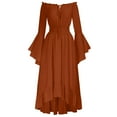 thumbnail image 1 of Fewfanhot Women's Dresses Gothic Witch Dress Medieval Renaissance Halloween Dress, 1 of 4