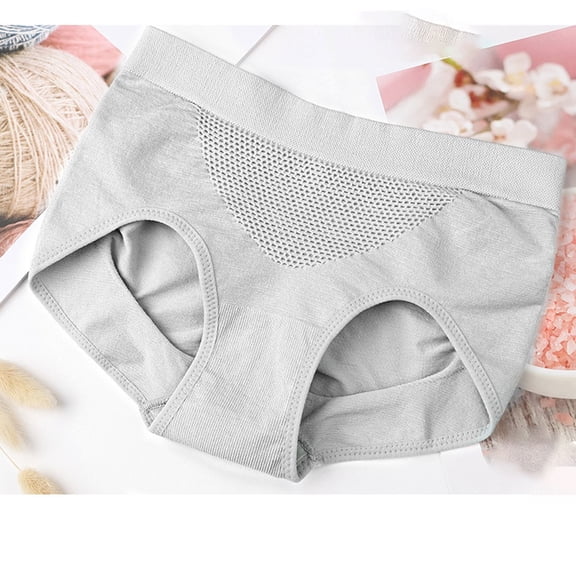 Fewfanhot Women's Fashion Warm Underwear Abdominal-Control Design Soft Cozy Breathable Briefs