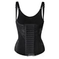 thumbnail image 1 of Fewfanhot Women's Gothic Lace-Up Corset Top Patchwork BodyShaper, Bandage Style Waist Cincher for Evening Party Special Occasion, 1 of 3