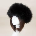 thumbnail image 1 of Fewfanhot Women's Hat, Hollow Top, Hood Cover, Brimless Hat Imitation Fur, Thickened Hat, Warm Hat Ring, 1 of 3