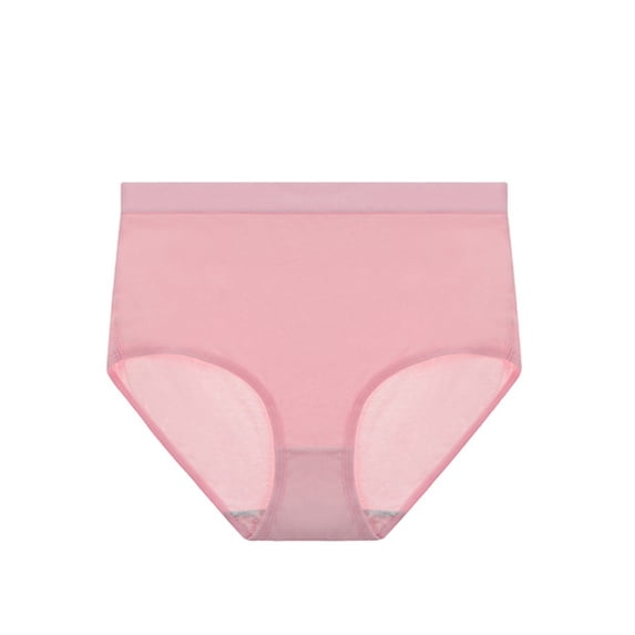 Fewfanhot Women's High Waist Cotton Briefs, Breathable Mesh Tummy Control Maternity Underwear for Daily Wear, Plus Size XL-6XL