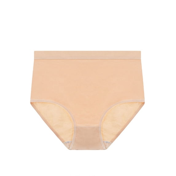 Fewfanhot Women's High Waist Cotton Briefs, Breathable Mesh Tummy Control Maternity Underwear for Daily Wear, Plus Size XL-6XL