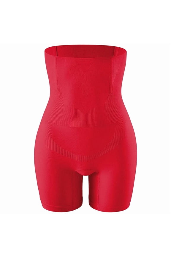 Women's High Waist Tummy Control Shapewear Yoga Shorts, Seamless Compression BodyShaper, Mid-Thigh Butt-Lifter Underwear, S-4XL