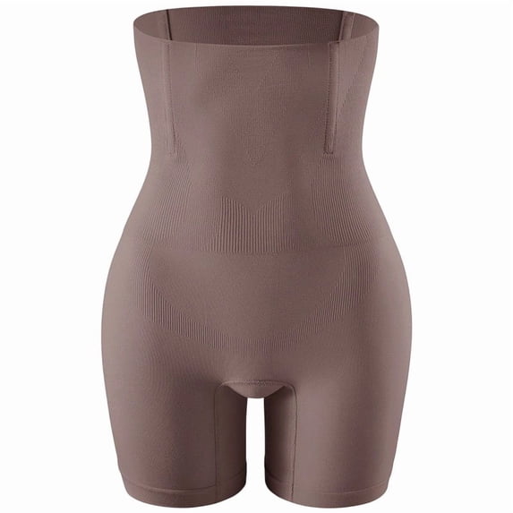 Fewfanhot Women's High Waist Tummy Control Shapewear Yoga Shorts, Seamless Compression BodyShaper, Mid-Thigh Butt-Lifter Underwear, S-4XL