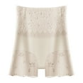 thumbnail image 1 of Fewfanhot Women's High-Waisted Lace Tummy Control Safety Shorts, Floral Lace Trim Shapewear Panties, Breathable Lightweight Butt-Lifting Underwear & Dress Layering, 1 of 2