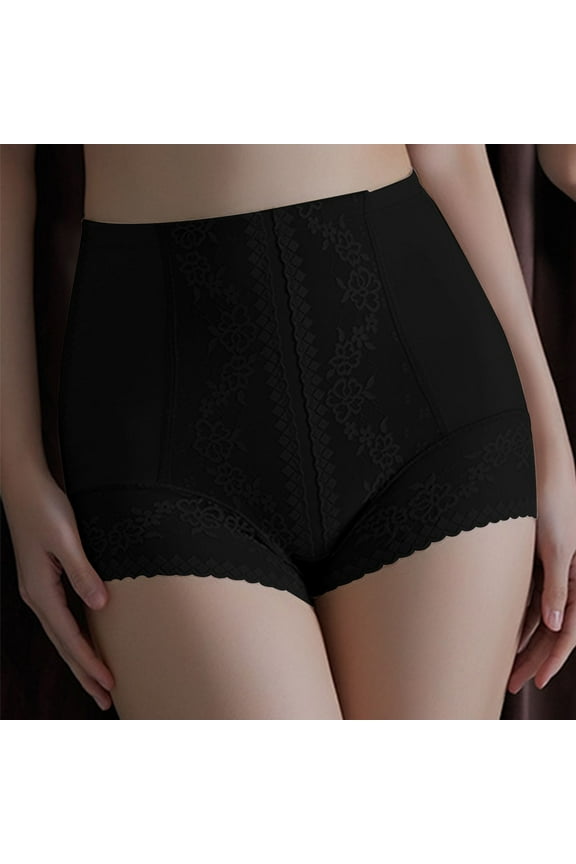Women's High-Waisted Shapewear Shorts for Tummy-Control & Smoothing, Comfortable Seamless Shapewear Bottoms Under Dresses and Pants