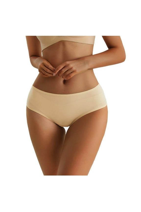 Women's Hip-Enhance Panty with Butt Lifting Pads, High Stretch Shaping Briefs, Solid Color Butt-Lifting Underwear for Daily & Party Wear