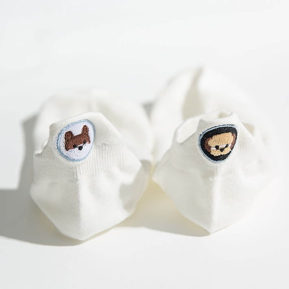 Fewfanhot Women's Ins-trendy Funny Thin Mid-Tube Socks, Japanese-Style Cute Cozy Floor Slipper Socks