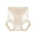thumbnail image 1 of Fewfanhot Women's Lace Mesh Shapewear High Waisted Tummy Control - Breathable Elastic Seamless Panties Postpartum Briefs Full Coverage Underwear, 1 of 2